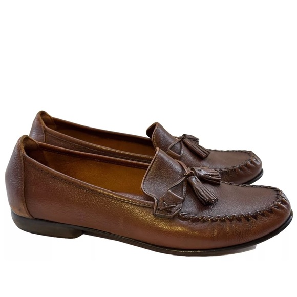 Cole Haan Country Moc Toe Penny Tassel Loafer Flats Women Sz 9.5 B Driving Shoes - Picture 3 of 16